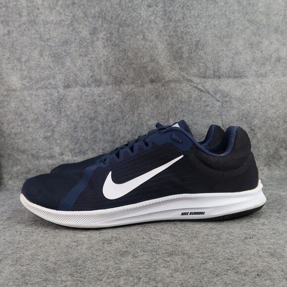 Nike Shoes Mens 14 Athletic Trainers Downshifter 8 Running Midnight Navy White main image 8
